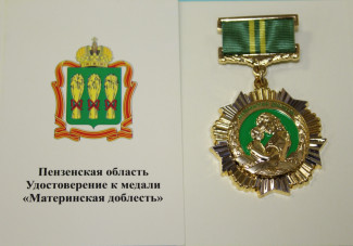Медали «Материнская доблесть» получат более 50 жительниц Пензенской области
