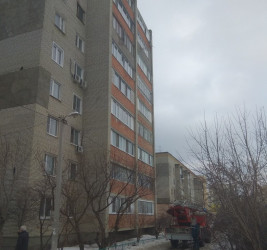 В пензенской Терновке из горящей многоэтажки спасли ребенка