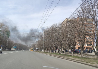 Рядом с пензенской больницей произошел пожар - СОЦСЕТИ