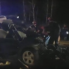 Обнародовано страшное видео с места аварии с пятью погибшими в Пензенской области