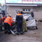 Пензенца, пострадавшего в ДТП на Гагаринском мосту, вытаскивали из машины прохожие