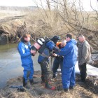 В Пензенской области в реку попали 12 мешков с химикатами