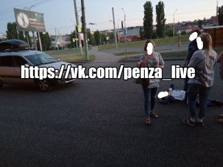 Жесткое ДТП в Пензе: окровавленного пешехода увезли в больницу