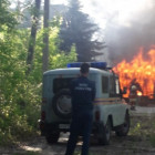 В пензенском ГУ МЧС прокомментировали крупный пожар на улице Гагарина