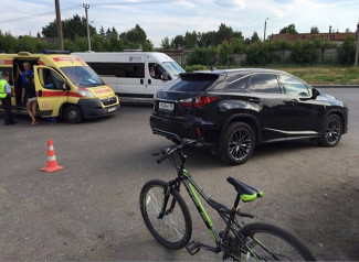 В Пензе водитель дорогой иномарки сбил ребенка-велосипедиста