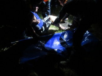 В Пензе спасатели пришли на помощь травмированному дачнику