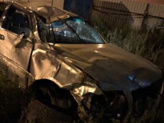 На улице Окружной в Пензе легковушка попала в жесткую аварию