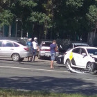 Очередная авария с «Яндекс.Такси» в Пензе: у машины разворотило переднюю часть