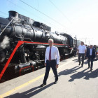 На Лермонтовский праздник в Тарханы пензенцев и гостей отвезли на ретро-поезде