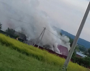 Без башни. В Засечном Пензенской области случился серьезный пожар