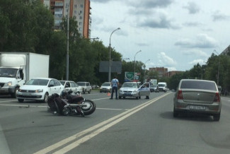 На проспекте Победы в Пензе сбили мотоциклиста