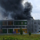В Пензенском районе произошел пожар на территории строящегося детсада 