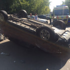 Массовое ДТП в пензенском Арбеково: одна из машин перевернулась на крышу