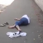 Жителей Пензенской области напугал лежащий без чувств мужчина. ВИДЕО