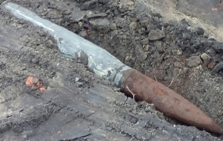 В Сердобске Пензенской области за храмом нашли артиллерийский снаряд