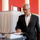Иван Белозерцев одним из первых проголосовал на выборах 