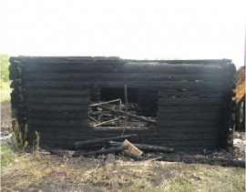 На пожаре в Пензенской области 3 строения сгорели дотла