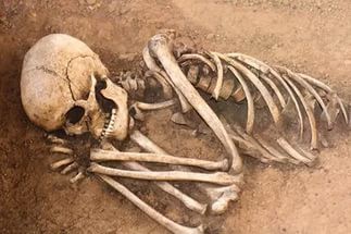 Скелет, обнаруженный бековскими школьниками, предадут земле
