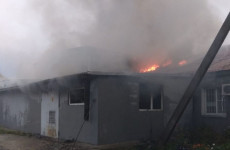С серьезным пожаром под Пензой боролись 14 человек