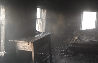 В Пензенской области из горящего дома вытащили женщину