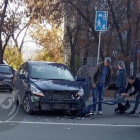 В Пензе улица Калинина замерла в пробке из-за ДТП