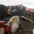 Появились фото с места пожара в Пензенской области, из-за которого эвакуировали трех детей