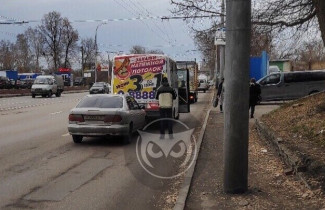 В районе пензенского автовокзала легковушка влетела в маршрутку