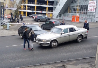 Центр Пензы встал в пробке из-за аварии на улице Володарского