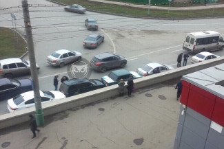 Массовое ДТП в центре Пензы: на улице Пушкина столкнулись четыре машины