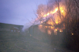 Появились новые фото с места страшного пожара в Пензенской области