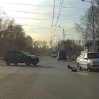 В Пензе в результате аварии у внедорожника снесло бампер