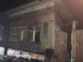Появились фото с места смертельного пожара в Пензенской области