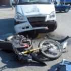 В Кузнецке водитель «Газели» отправил мотоциклиста на больничную койку