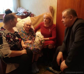 Пензячку Ольгу Маркину поздравили со 101-м днем рождения