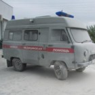 Пензенские пожарные тушили УАЗ «скорой помощи»