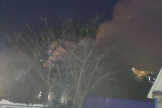 Обнародованы фото с места серьезного пожара в Кузнецке Пензенской области