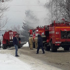 Появились фото с места пожара в Кузнецке Пензенской области