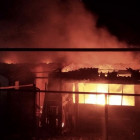 Ночью в Пензенской области вспыхнул кирпичный дом
