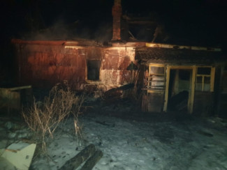 При пожаре в Пензенской области погиб пожилой мужчина
