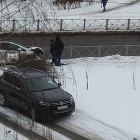 На улице Окружной в Пензе две легковушки угодили в ДТП