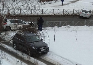 На улице Окружной в Пензе две легковушки угодили в ДТП
