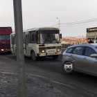 В Пензе автобус столкнулся с легковушкой на федеральной трассе
