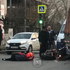 В Пензе случилась страшная авария с участием мотоцикла