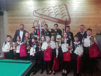Юные пензенцы достойно выступили на всероссийском турнире по бильярдному спорту