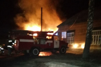 Пожар в Пензенской области тушили 8 человек