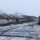 В Пензенской области огонь уничтожил кирпичный склад