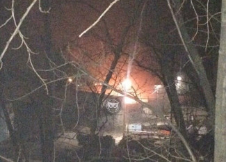 Пензенцы сообщают о ночном пожаре в районе КПД