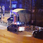 В Пензе легковушка протаранила ларек на улице Циолоковского 