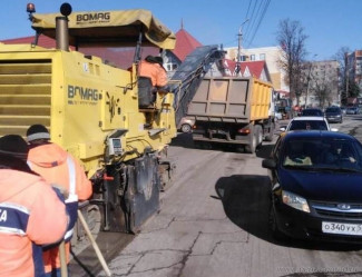 В Пензе продолжается ремонт дорог по проекту БКАД