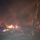Появились фото с места пожара, при котором погиб житель Пензенской области
